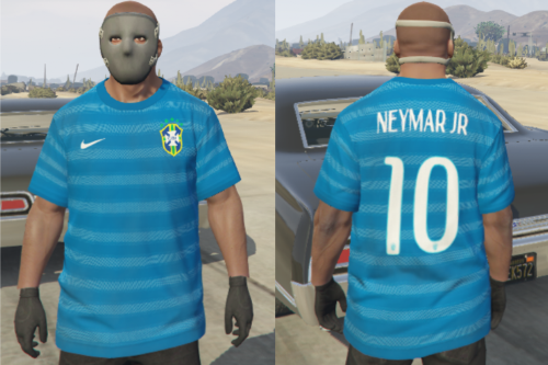 T-Shirt Soccer Brazilian National Nike Kit 2014-2015